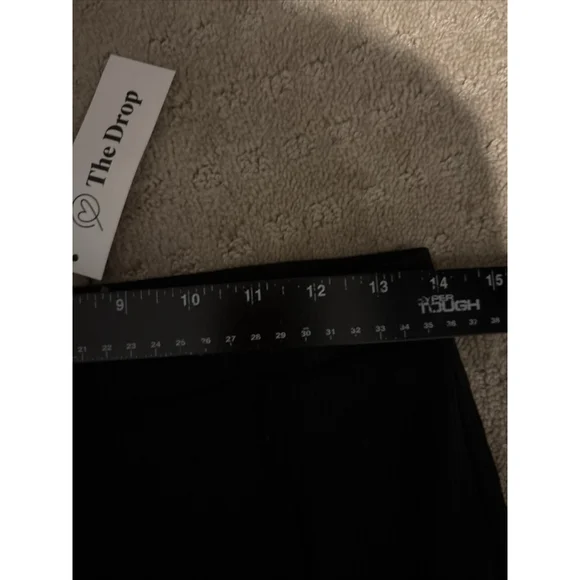 Veronique High-Waist Ribbed Academia Slit Office Siren Winter Skirt M - Picture 2 of 11